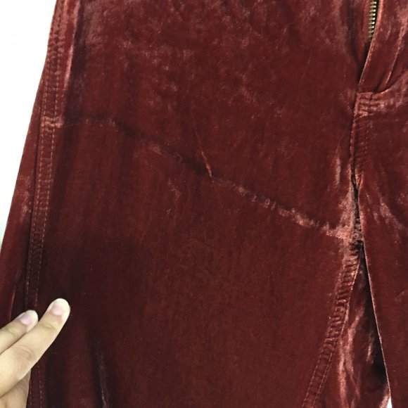 ❌SOLD❌ Free People Extreme Wide Leg Velvet Pants - Picture 6 of 6